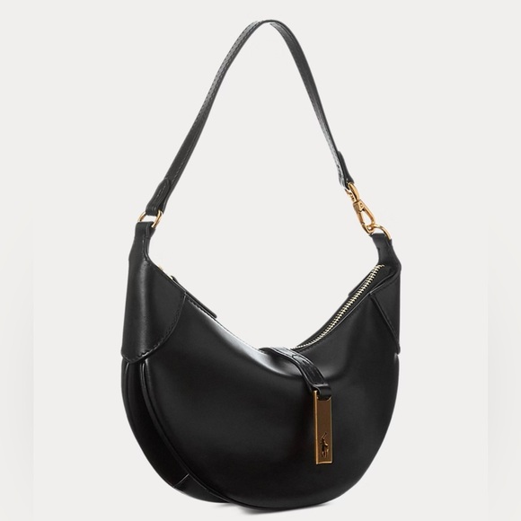 Polo Ralph Lauren Tan Leather Hobo Bag - Picture 5 of 6